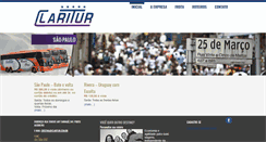 Desktop Screenshot of claritur.com.br